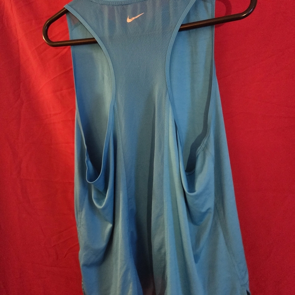 Mens Nike Turquoise  Dri-FIT Tank Top - Picture 3 of 3